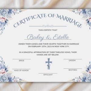 Heiratsurkunde Vorlage, Heiratsurkunde Andenken, Heiratserneuerung, Moderne Hochzeitsurkunde, Hochzeitsgelübde Andenken, Printable