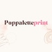 Poppaletteprint store logo