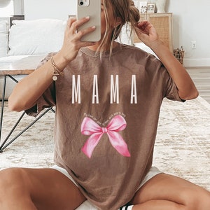 Mama Shirt In My Boy Mom Era In My Girl Mom Era In My Mama Era Coquette Shirt Soft Girl Aesthetic Preppy Stuff Coquette Clothing