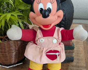 Vintage 1989 Mattel Disney Minnie Mouse Learn To Dress Me Doll