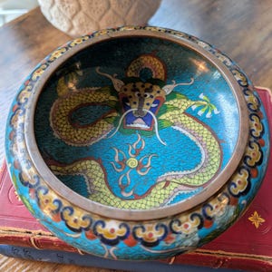 Chinese Dragon Bowl - Etsy