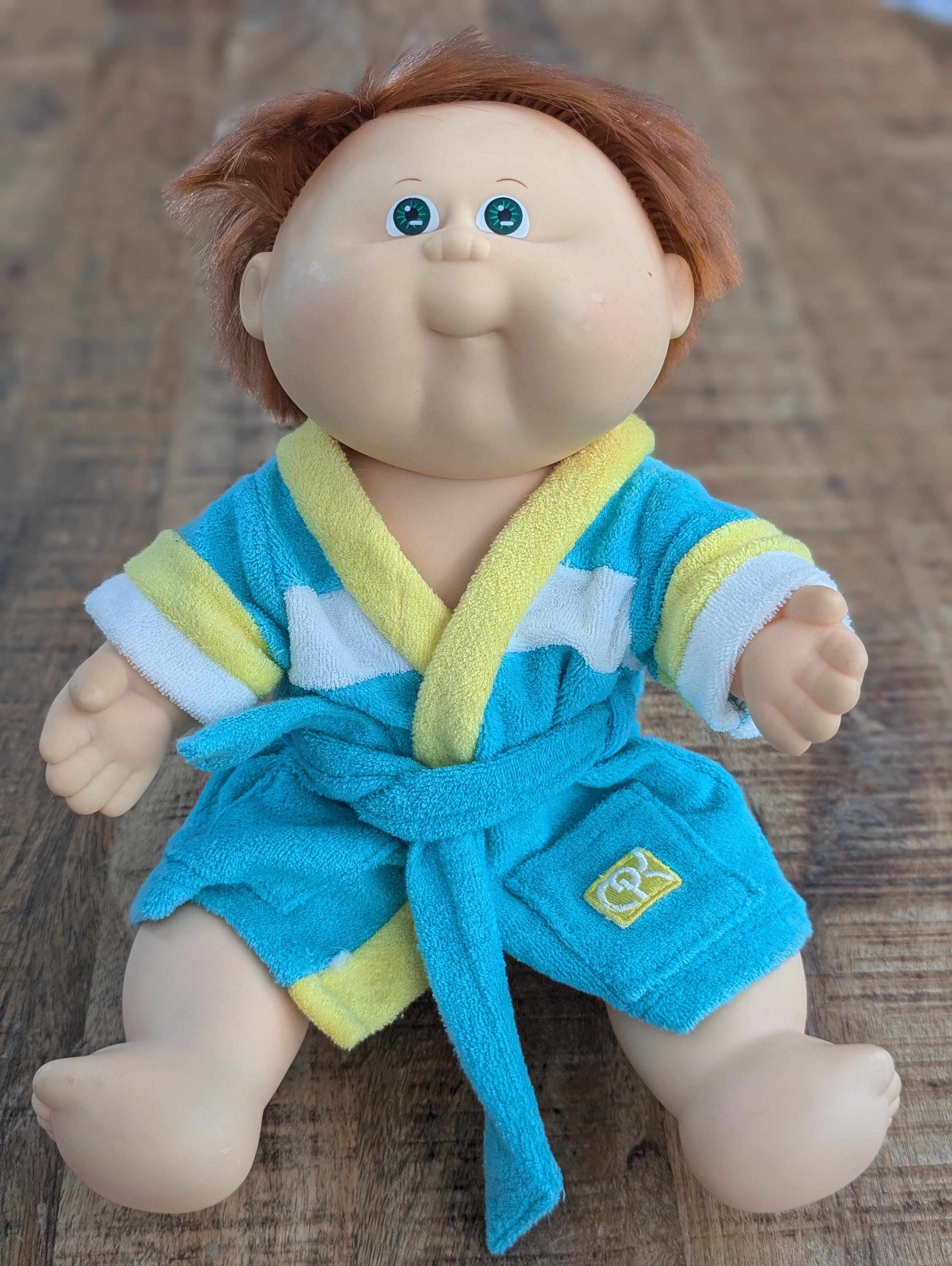 Coleco Cabbage Patch Kids SPLASHIN' KIDS Boy Hard Body, Rare Red
