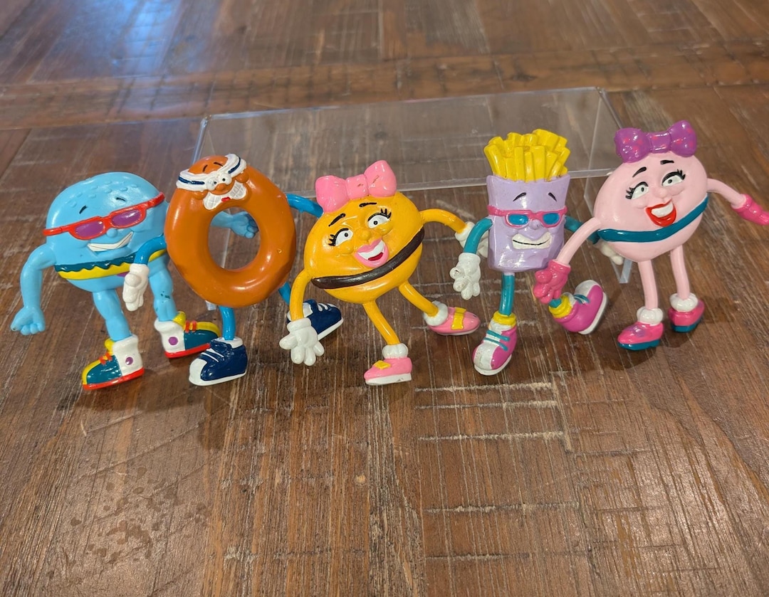 Jack in the Box 1990 Bendable Buddies - Bendee Food Buddy Figure