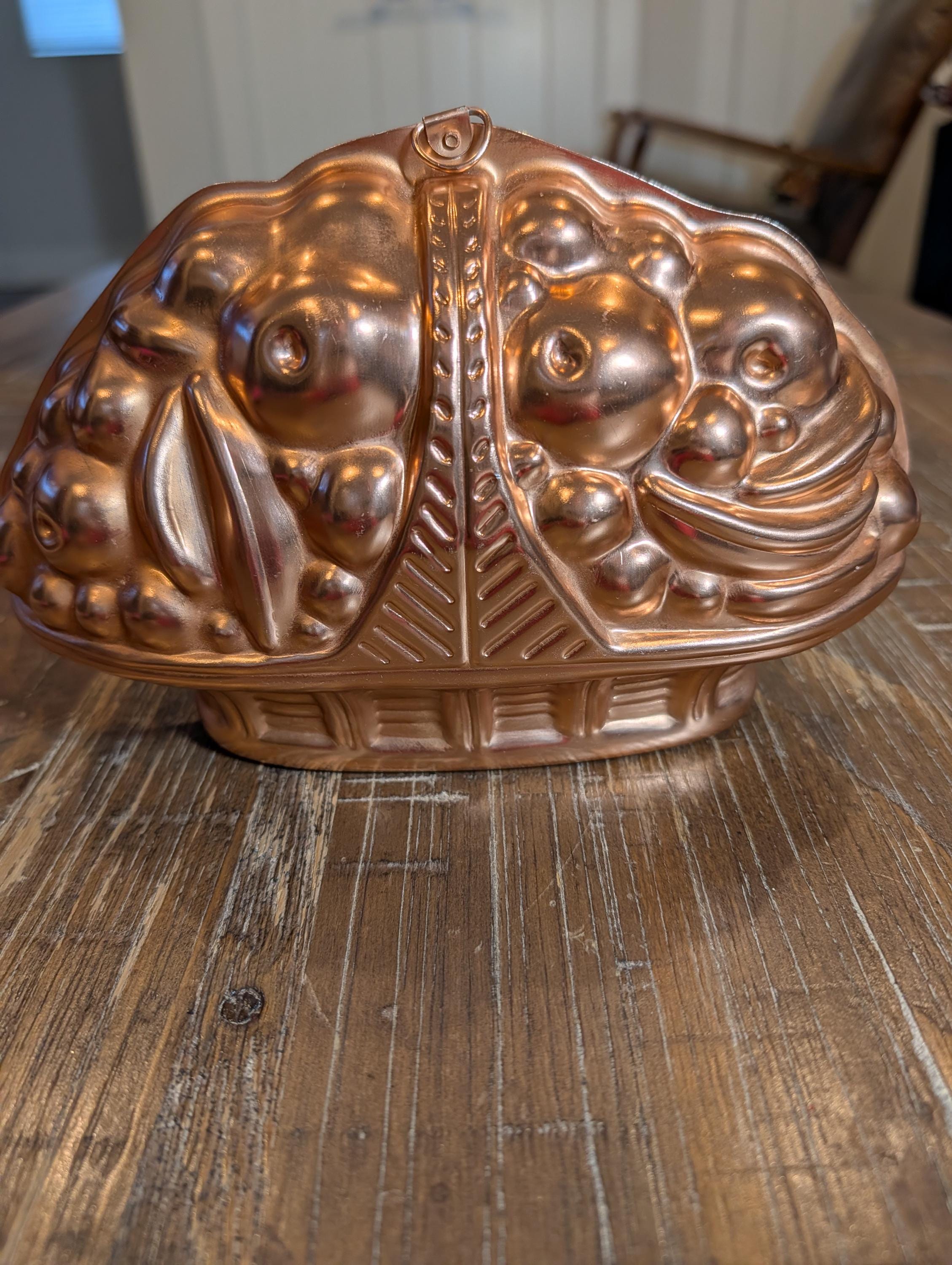 Vintage Copper Tone Jello Mold, Mid-century Kitchen Wall Decor - Etsy