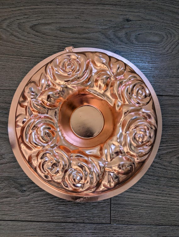 Vintage Copper Tone Jello Mold, Mid-century Kitchen Wall Decor - Etsy