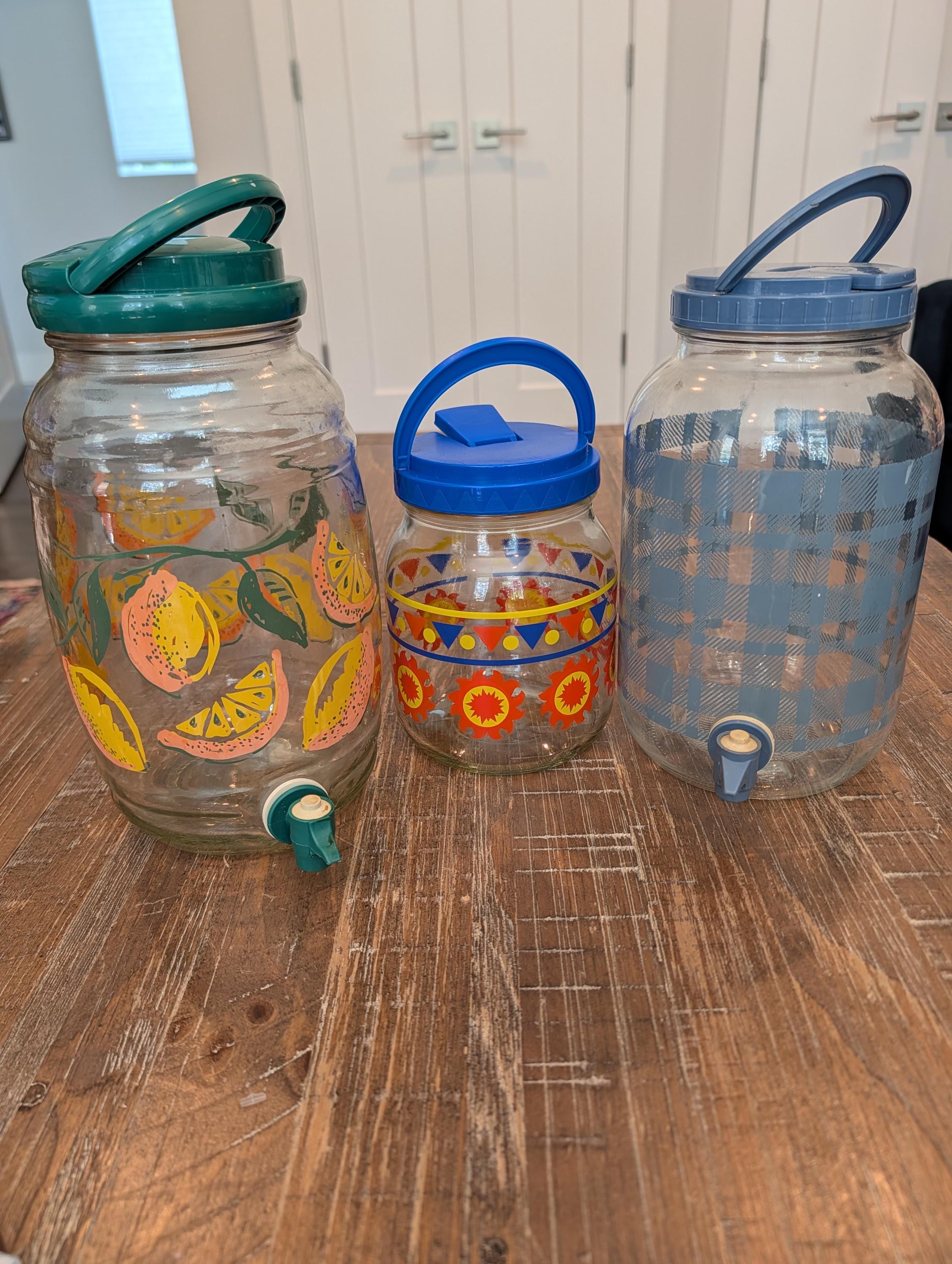 Vintage Glass Tea Jar - Etsy