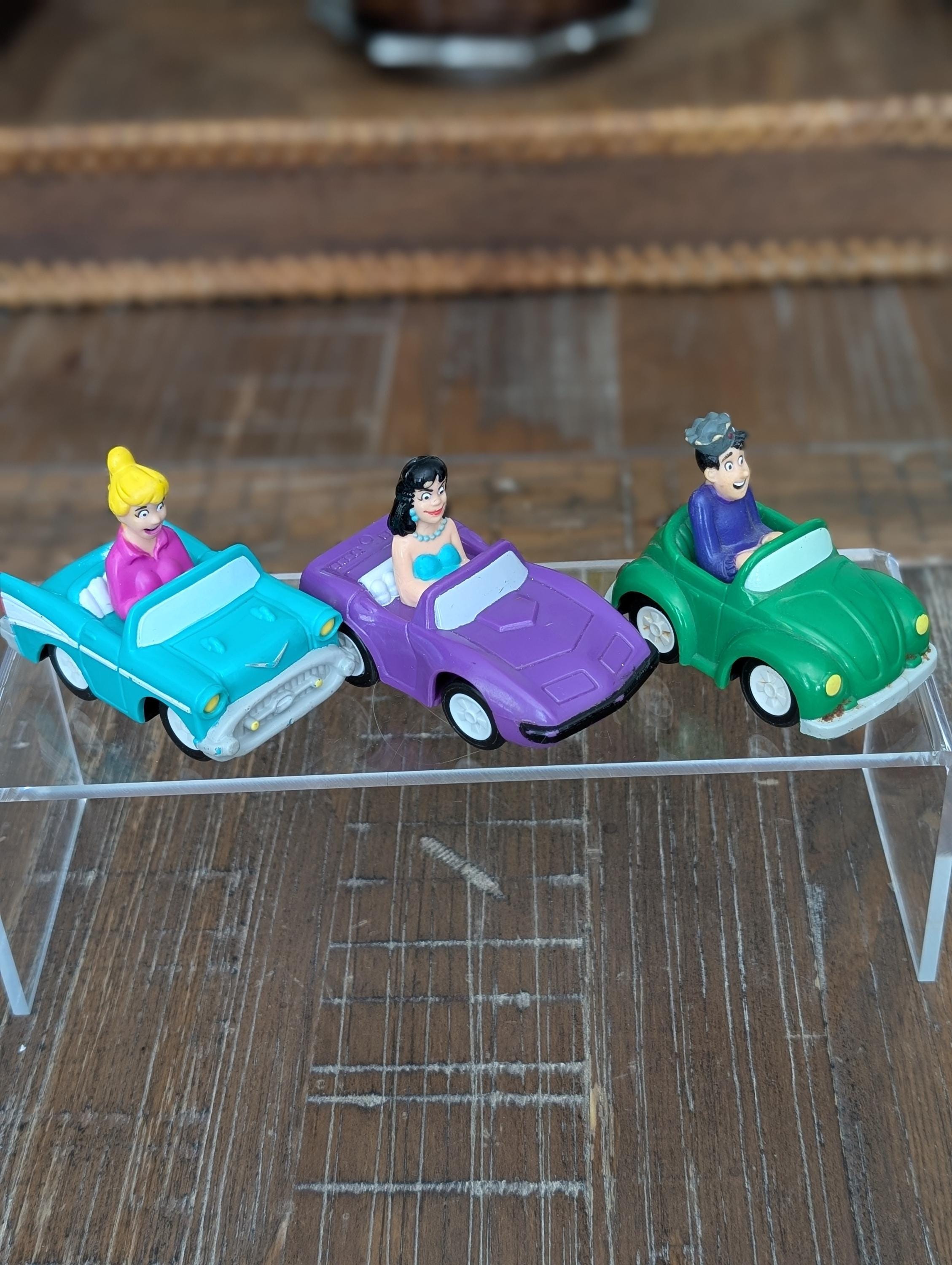 Vintage Archie Comics Pull Back Cars 1991 Burger King Kids Club