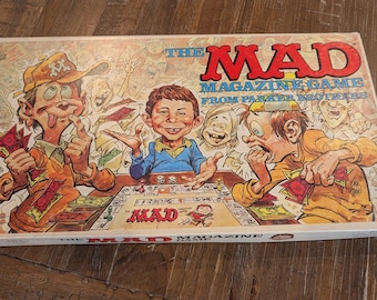 The Mad Magazine Game – 1979 Parker Brothers Retro Comic Humor Board Game