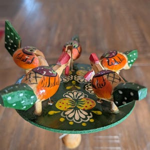 Vintage Russian Pecking Chicken Hens Toy - Etsy