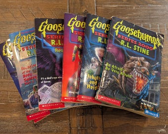 Vintage Goosebumps 2000 Broché, R.L. Stine Kids Horror Books - Votre choix !