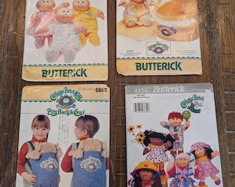 Vintage Cabbage Patch Kids Clothing Patterns, Your Choice