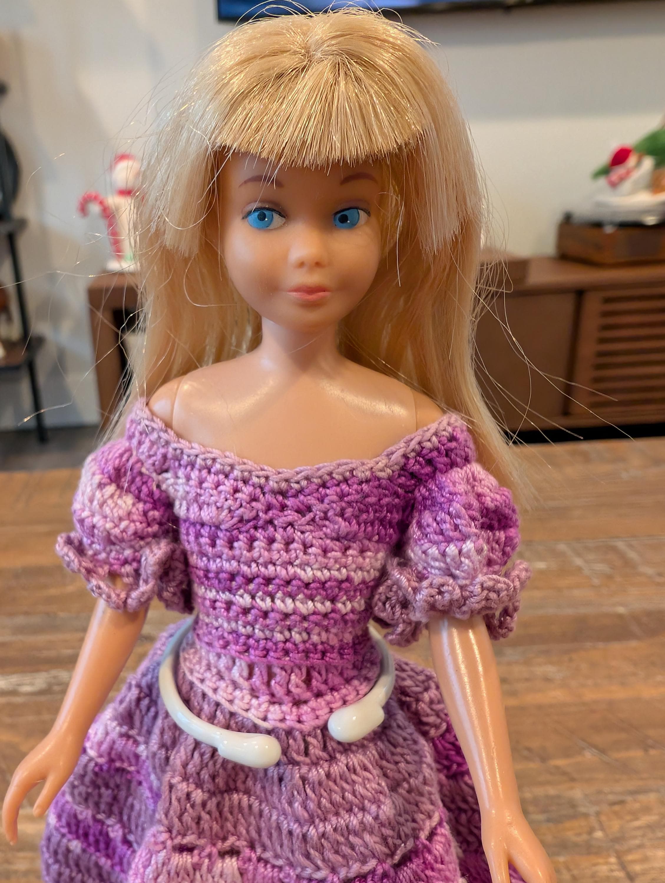 1964 Skipper Platinum Blonde Straight Leg Doll / 1960s Barbie