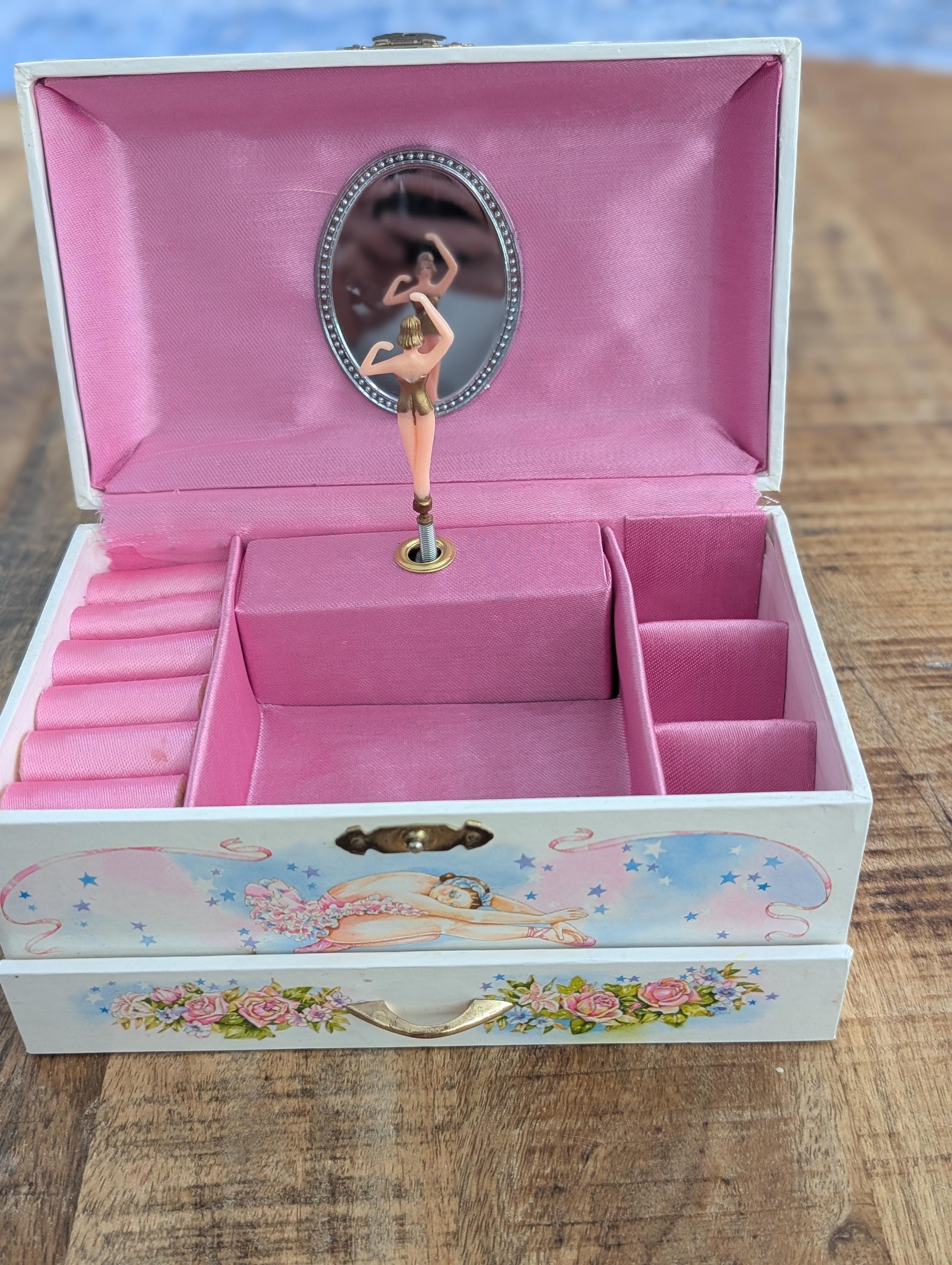Vintage 1980's Lillian Vernon Ballerina Musical Jewelry Box