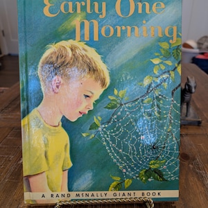 Early One Morning  / Vintage 1968 Rand McNally Elf Book/ Children’s Book/ Nostalgic Gift / Gorgeous Vintage Children&#39;s Book