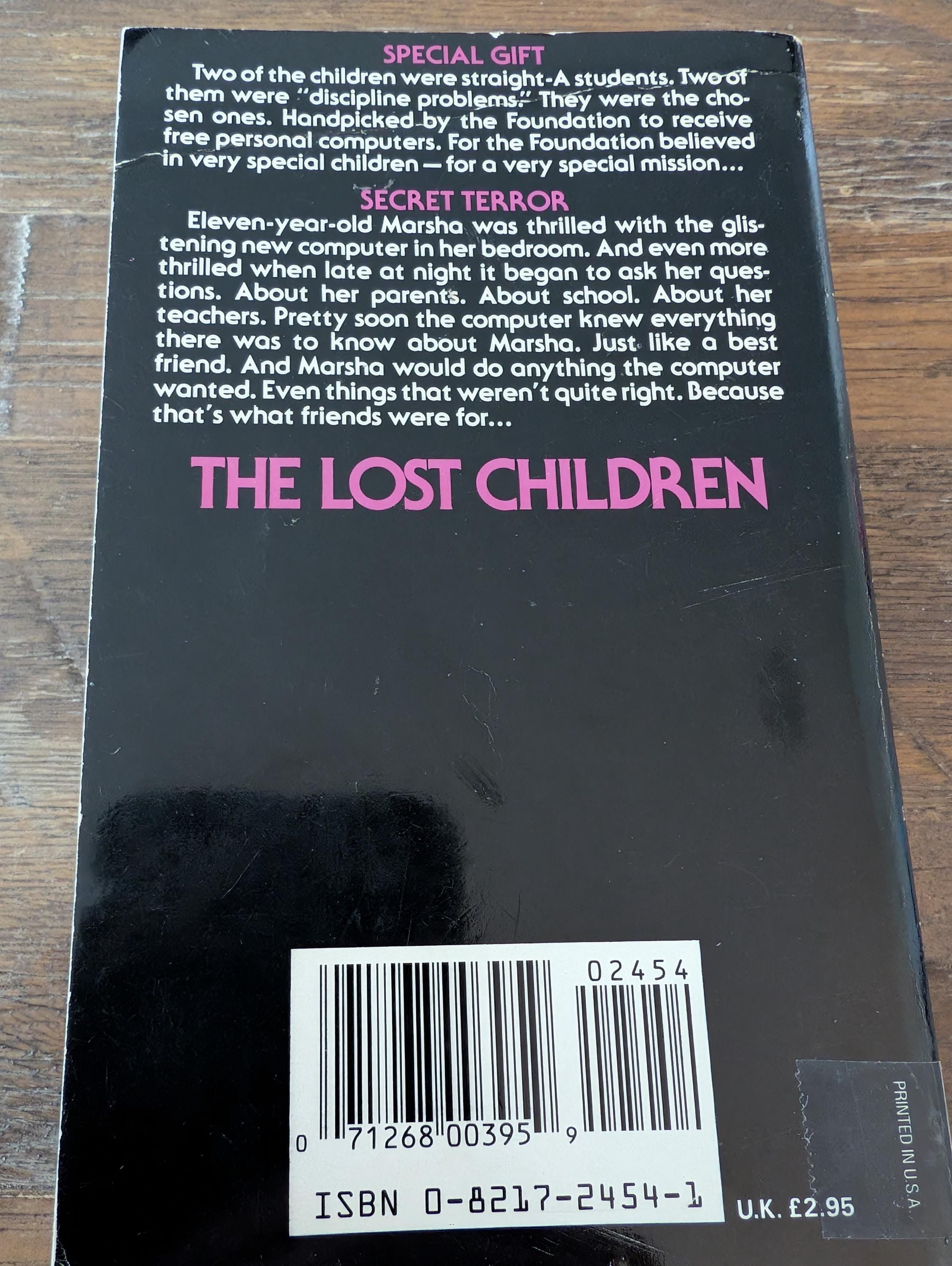 The LOST CHILDREN by Brett Rutherford // Paperbacks From Hell