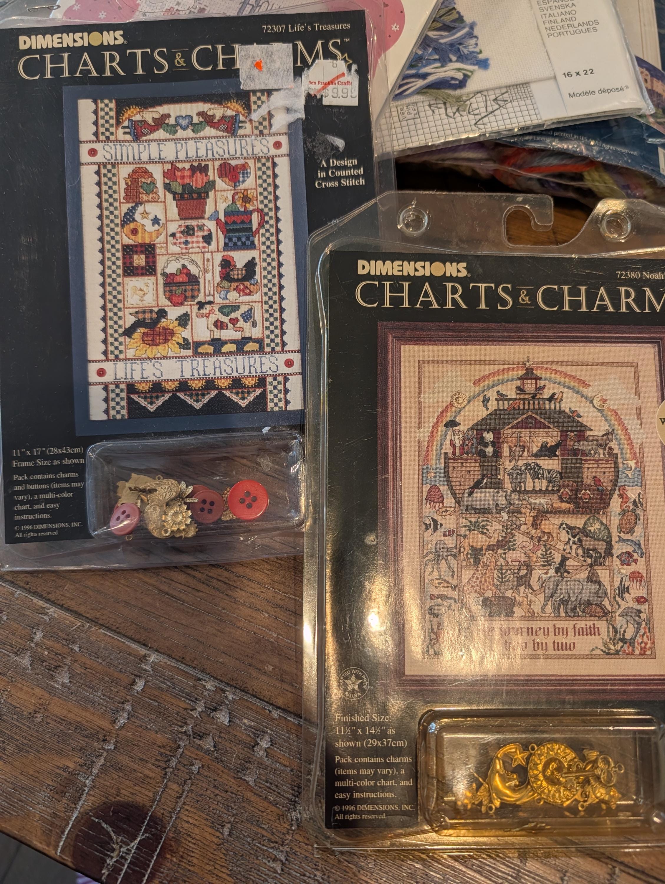 DIMENSIONS☆CHARTS&CHARMSキット Dimensions Charts Charms - Etsy