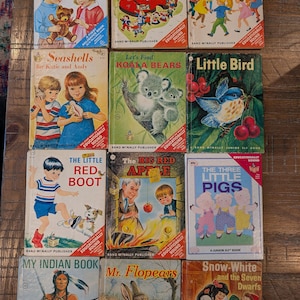 Your Choice! // Rand McNally Junior Elf Book // Vintage children&#39;s Books // Vintage Children&#39;s Books Rand McNally Junior Elf