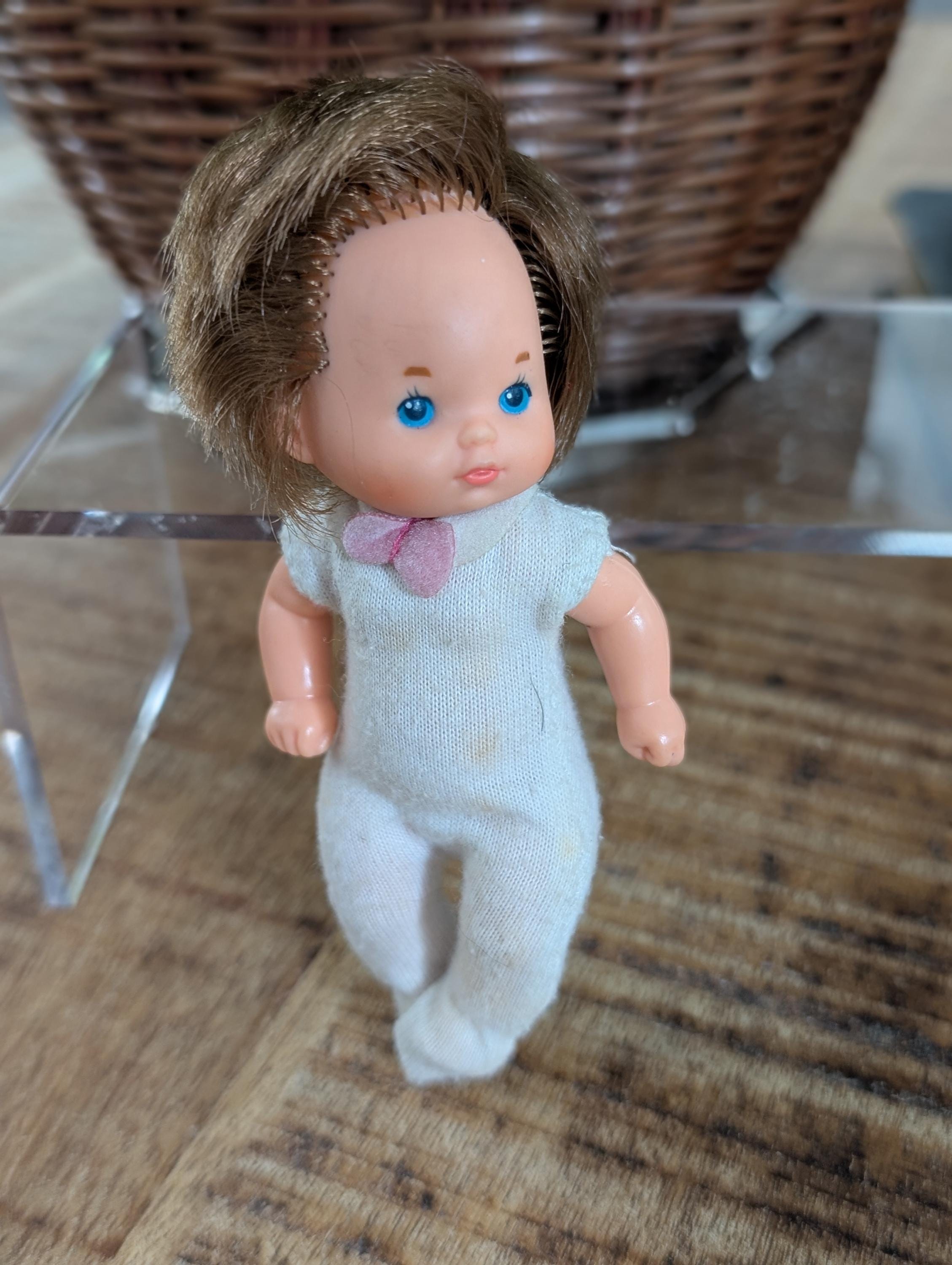 Vintage Heart Family Baby Doll 1976 / 1970s Barbie Doll Rosebud
