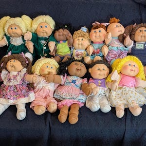 Vintage 1980s, 90s, 2000s Cabbage Patch Kids by Coleco - Your Choice of Doll - Restocked