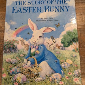 Vintage The Story of the Easter Bunny A Golden Book by Sheila Black Hardcover 1988