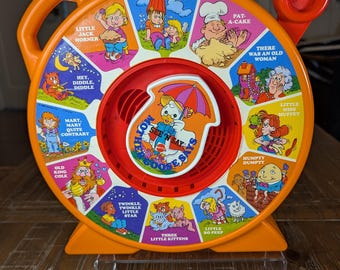 Vintage Mattel SEE N SAY Toy “Mother Goose Says”