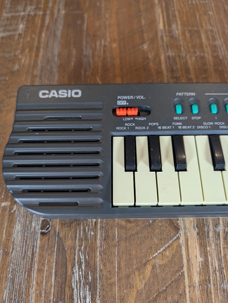 Mini Popcicle Pattern Vintage Casio SA-2 Mini Synthesizer, 32-key Retro Keyboard (1980s) - Etsy
