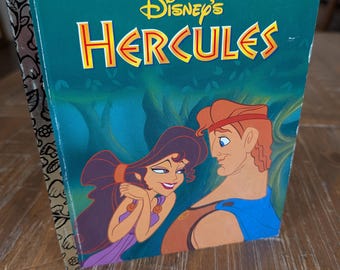 Vintage Little Golden Book Disney’s Hercules 1997