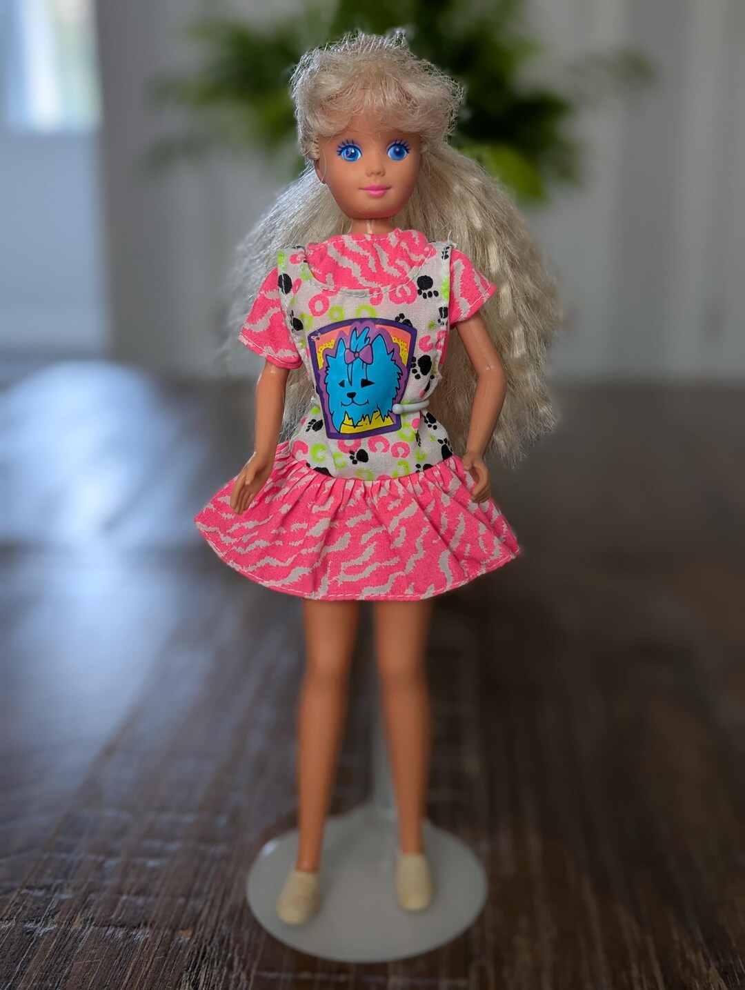 Tenue Mattel Skipper Pet Pals De 1991 - N°1412 - Pour Poupée Barbie - Occasion (voir état)