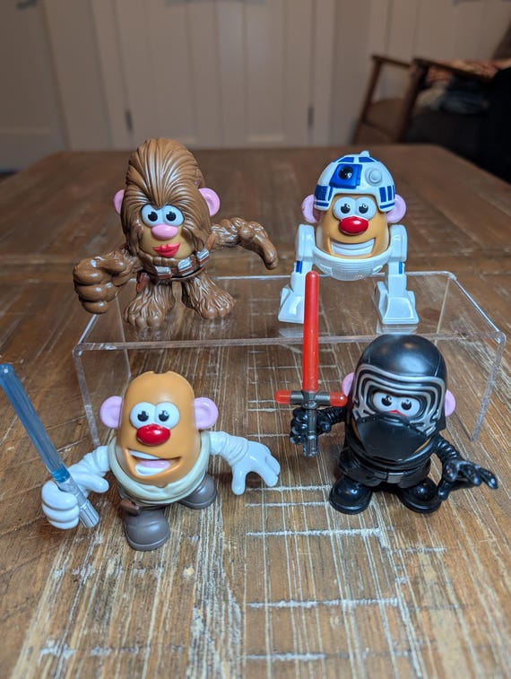 Playskool Friends Star Wars Mr Potato Head Lot - R2D2, Chewbacca