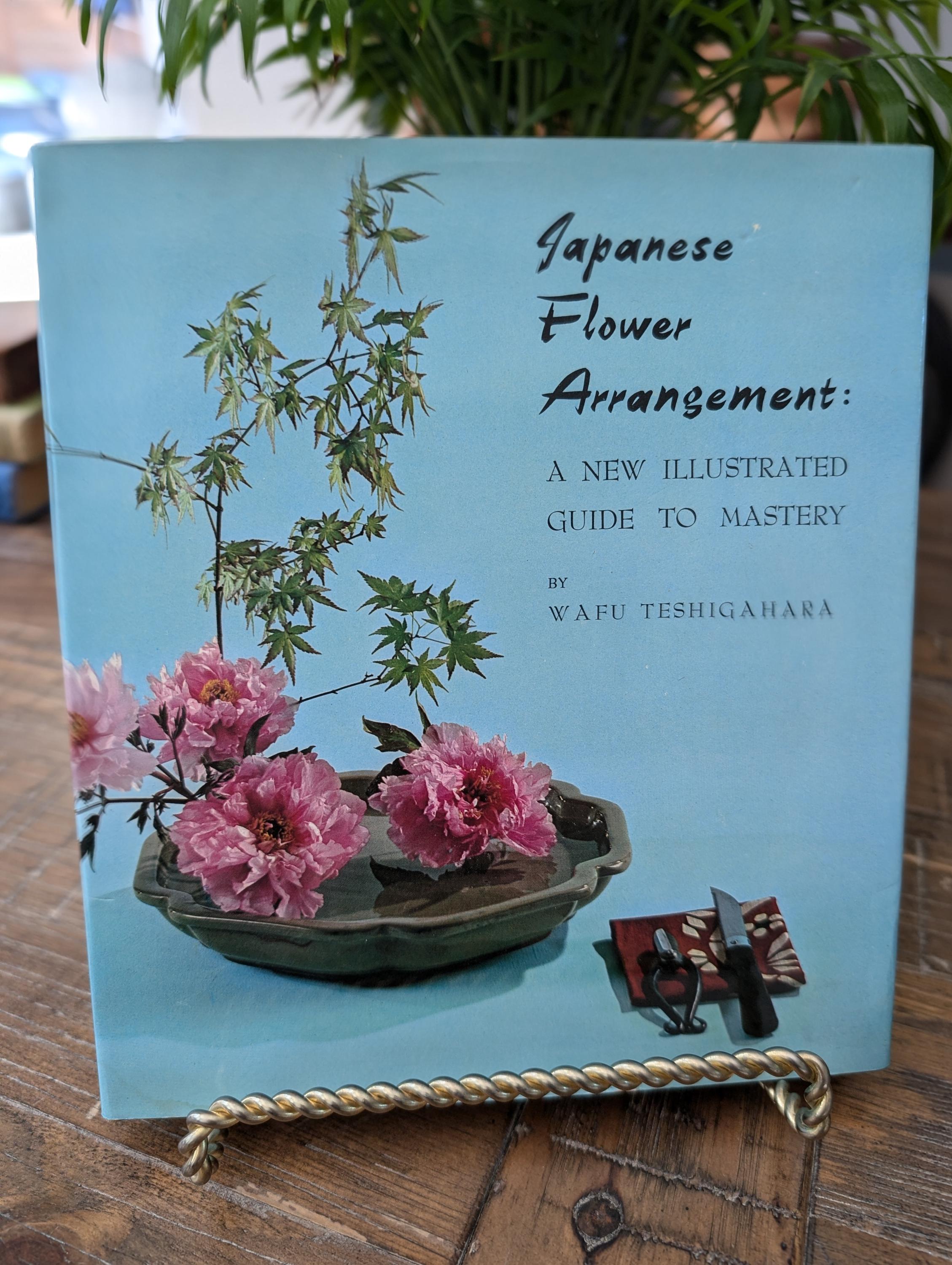 Japanese Flower Arrangement by Wafu Teshigahara --- Vintage 1960s