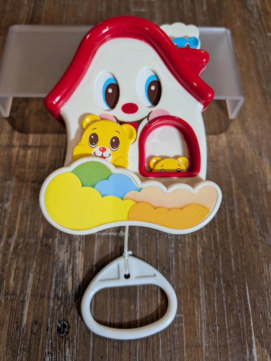 1986 Vintage Musical Toy By Sankyo Battat pop Goes The Weasel Hanging 1986-vintage-musical-toy-by-sankyo-battat-pop-goes-the-weasel-hanging