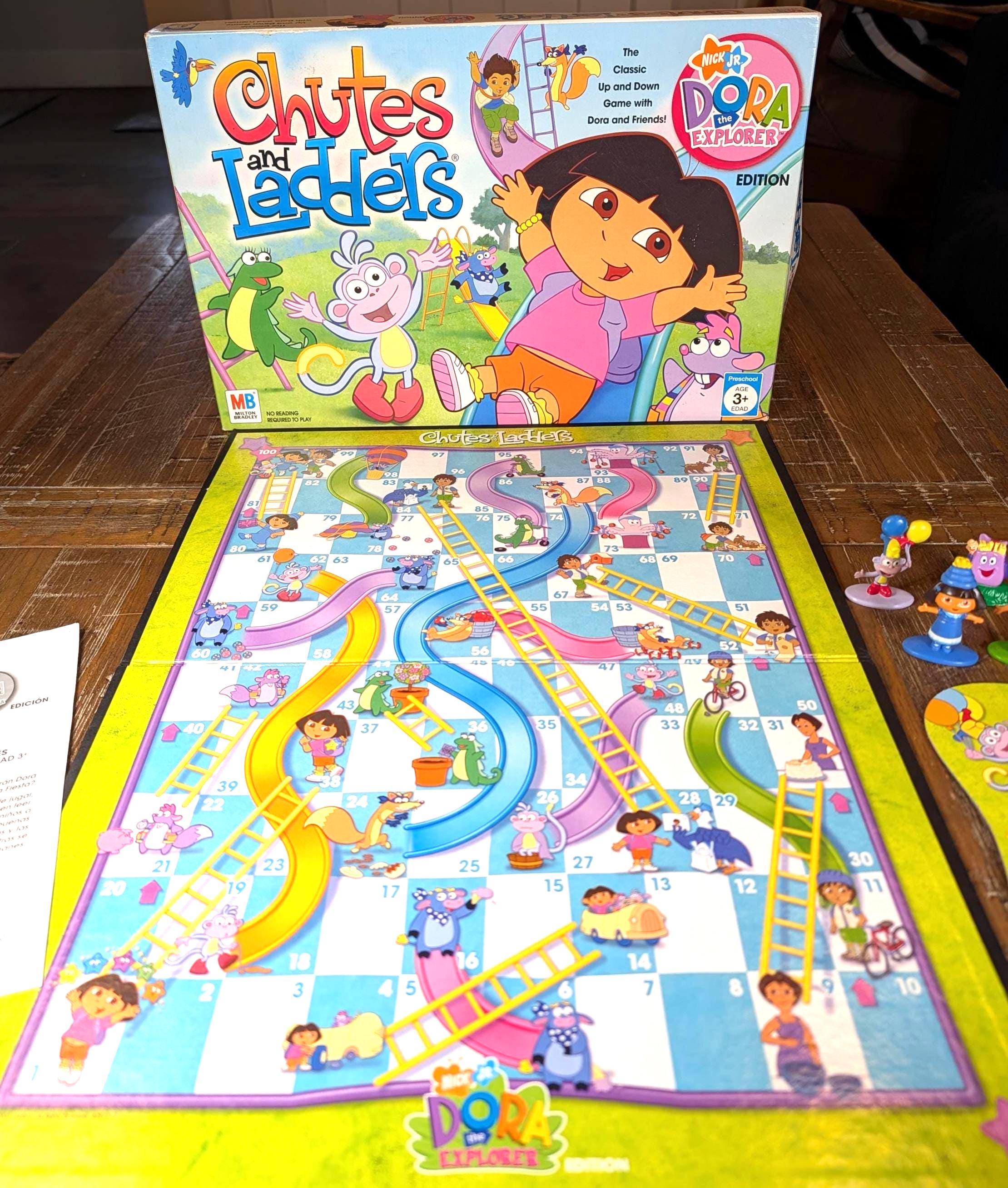 Vintage 2005 Dora the Explorer Chutes & Ladders Board Game