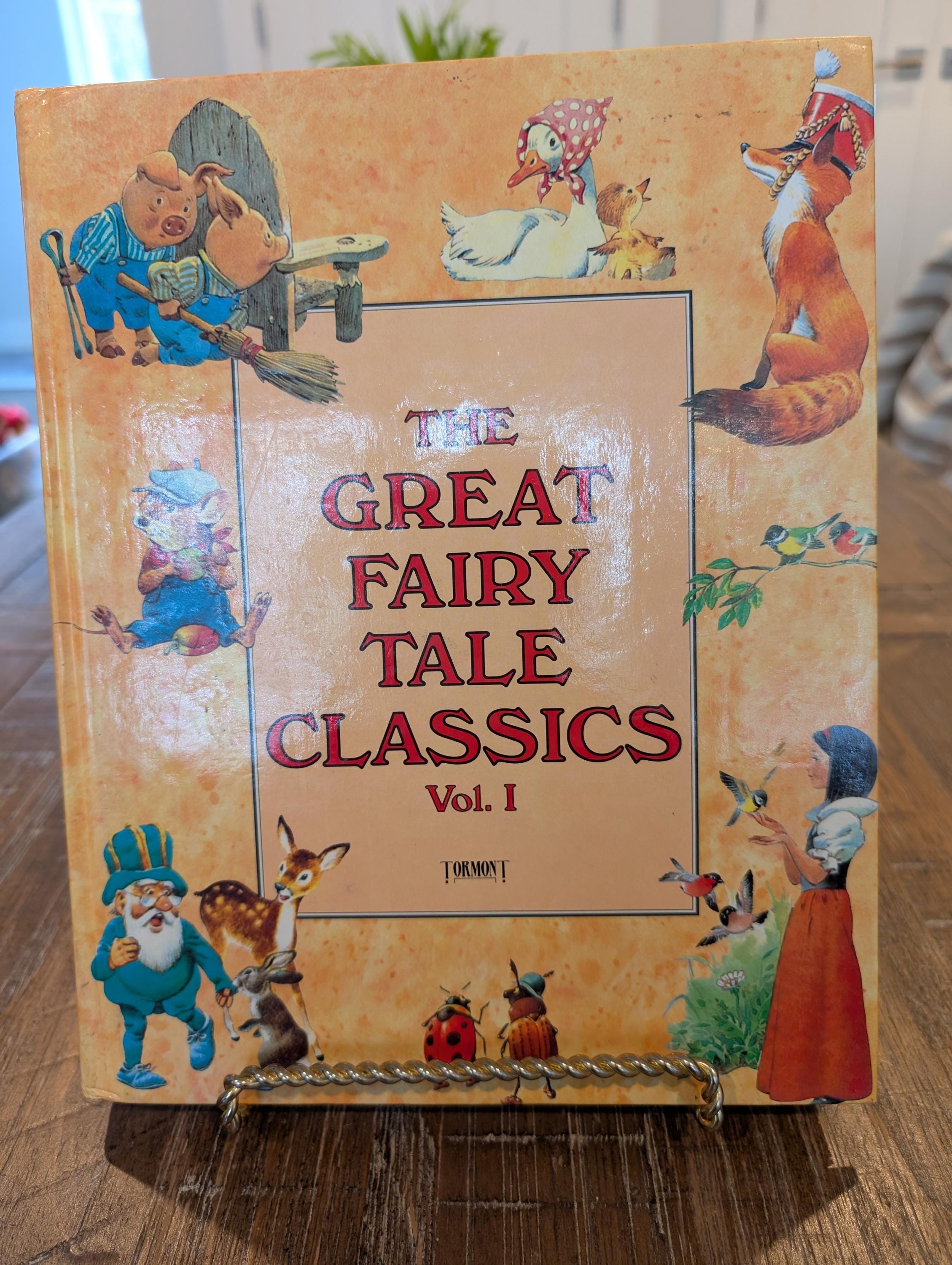 1985 Vintage Tormont's the Great Fairy Tale Classics Vol. 1 Book