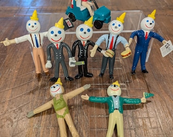 Jack in the Box Complete Set of 16 Vintage Trading Cards in