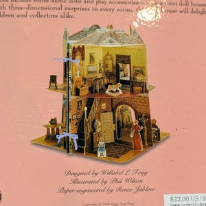 Victorian Dollhouse Pop up Book - Etsy