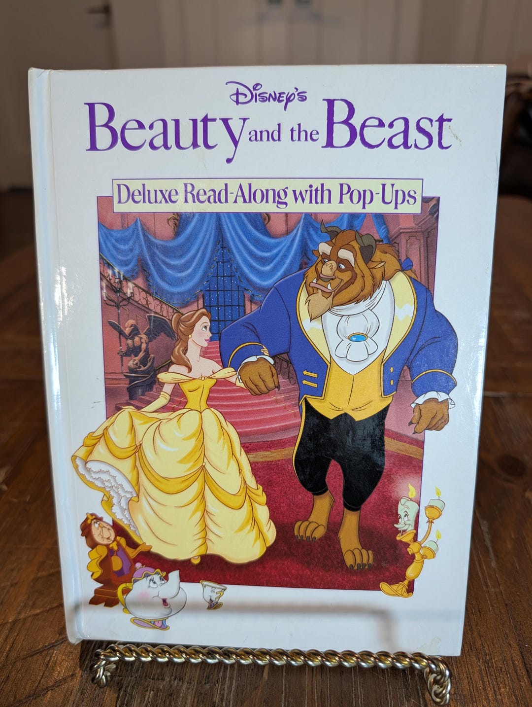 Pop-up Book Beauty and the Beast Deluxe Read Along Book by Disney ...