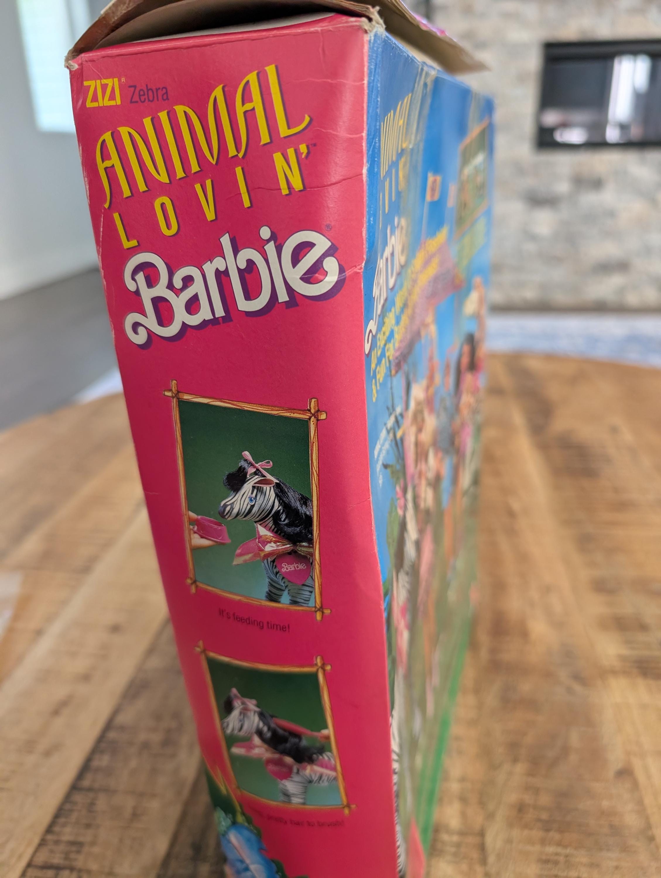 Vintage 1988 Animal Lovin' Barbie // Zizi Zebra Plush Safari
