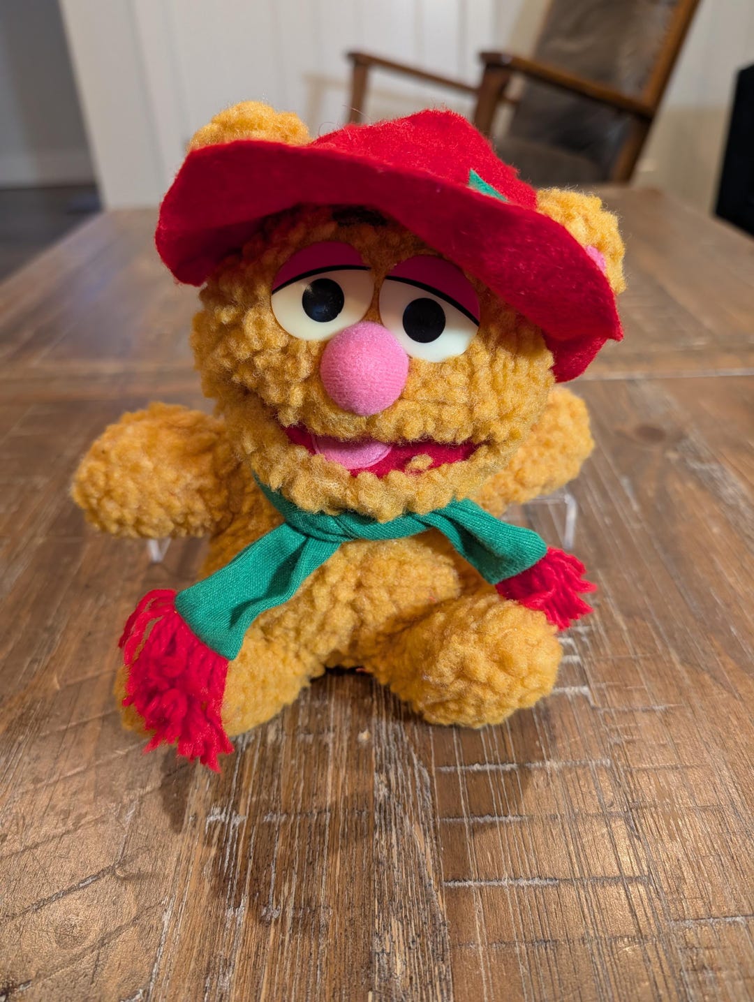 Vintage Baby Fozzie Bear 9" Muppet Babies Plush 1987 - INCLUDES HAT ...