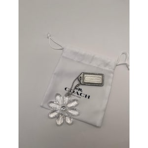 Coach Leather Daisy Charm - Etsy