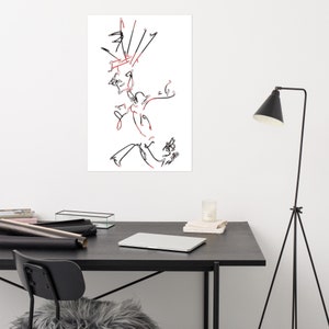 Modern Print Art, labeled &quot;Here WE go&quot;