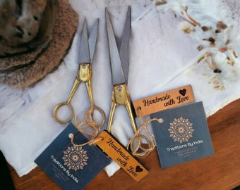 Indian Brass Scissors Combo (Marine Grade) - Scrapbooking and Embroidery