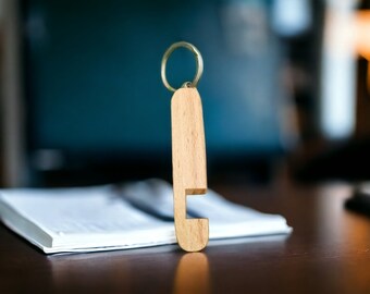 Wooden Handmade Keyring cum Opener - Quick Delivery
