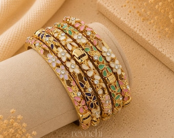 Joncs Thaïlandais Tendance, Bracelet Doré Femme, Plusieurs Couleurs, Style Bohème Chic, Bracelet Empilable