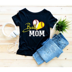 Ball Mom Shirts, Baseball TShirt, Soft Ball Shirt, Baseball Mom Shirt, Softball Mom Shirt, Baseball Mom Gift, Softball Mom Gift, Mom Gift