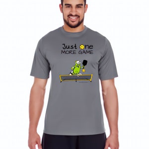 Pickleball Just One More Game Dry Fit T-shirt