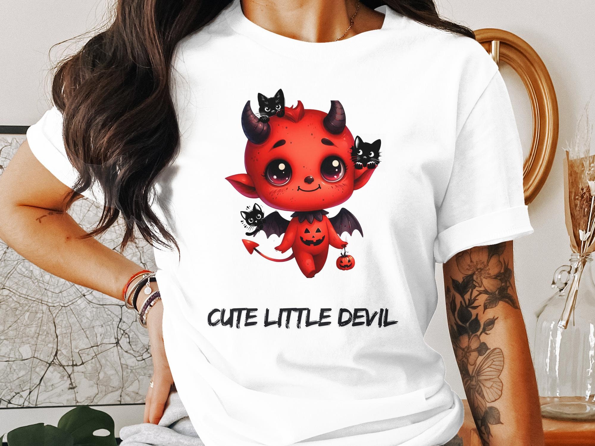 Cute Devil Tshirt Etsy