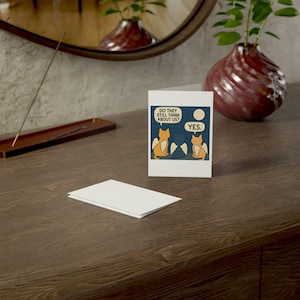 Set di biglietti d'auguri, biglietto di condoglianze con gatti angelici, biglietto di lutto con gatto alato, regalo per la perdita di un animale domestico, regalo per gli amanti dei gatti, biglietto con gatto celeste, condoglianze