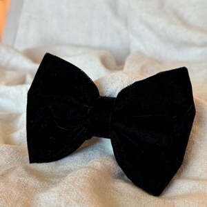 Black Bow Tie for Pets – Adjustable Collar Accessory for Cats & Dogs | Stylish Pet Bow Tie