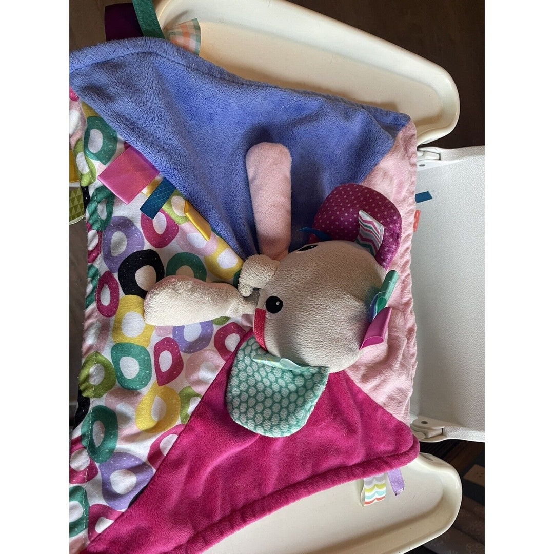 Taggies Lovey Bright Start Elephant Baby Infant Security Etsy