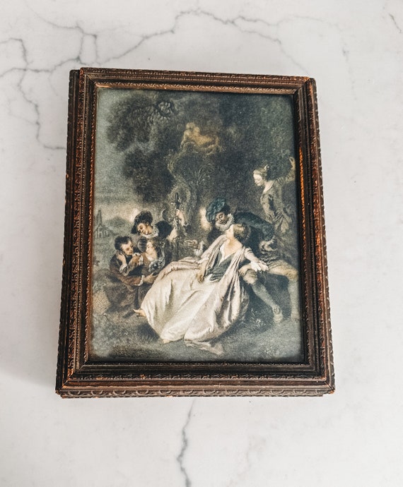 French Jewelry Keepsake Box Gem